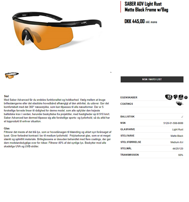 halvleder Creek moronic Wiley X den førende leverandør af sol- og sikkerhedsbriller - NYT SYN Nørre  Alslev