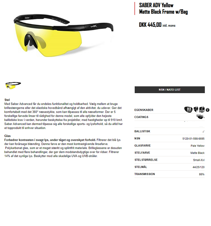 halvleder Creek moronic Wiley X den førende leverandør af sol- og sikkerhedsbriller - NYT SYN Nørre  Alslev